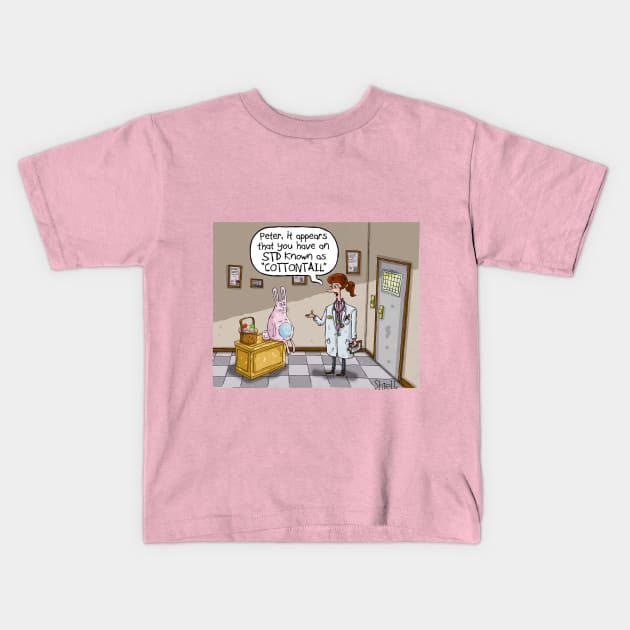 Peter’s Cottontail Kids T-Shirt by macccc8